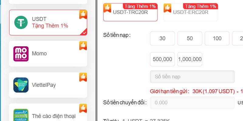 Nạp Tiền XX88 Nhanh Và An Toàn 100% Dành Cho Người Mới 19 Chọn cổng thanh toán TRC hoặc ERC